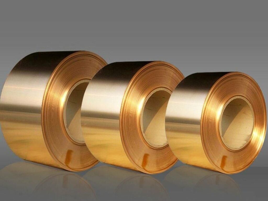 Бронзовая лента 0,07 мм БрБНТ1,9 ГОСТ 1789-2013