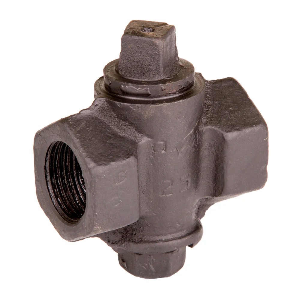 Чугунный конусный кран фланцевый 125 1