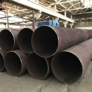 Электросварная труба новая прямошовная оцинкованная 530 мм 5 мм 09Г2С ГОСТ 10704-91