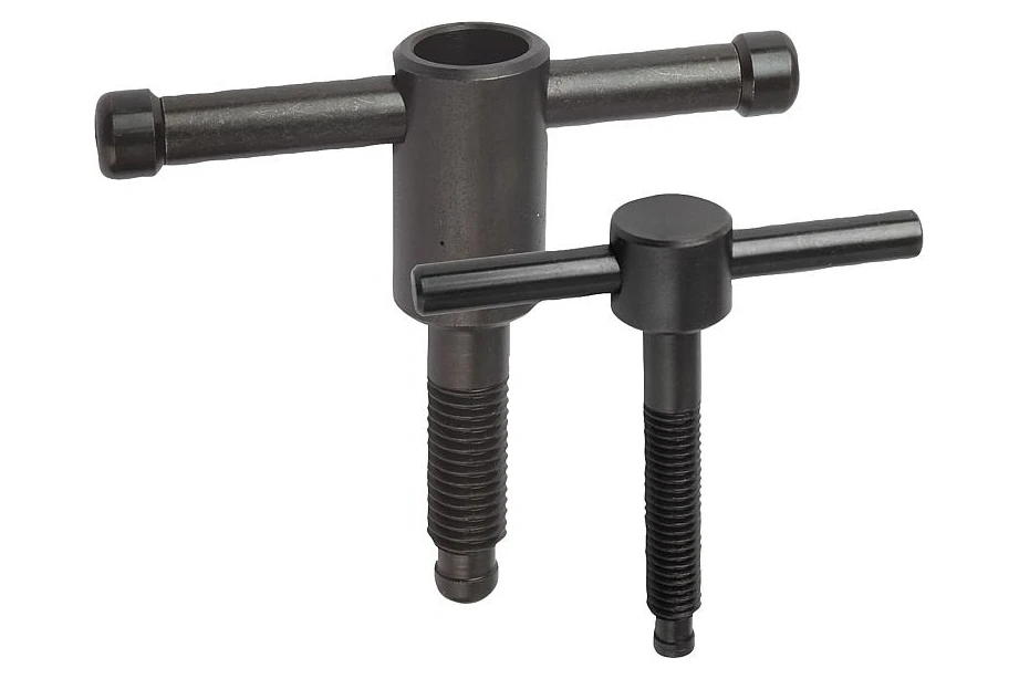 Гайка с отверстием под рукоятку для станочных приспособлений М10 40 мм 20 мм 243 Ст45 ГОСТ 13427-68