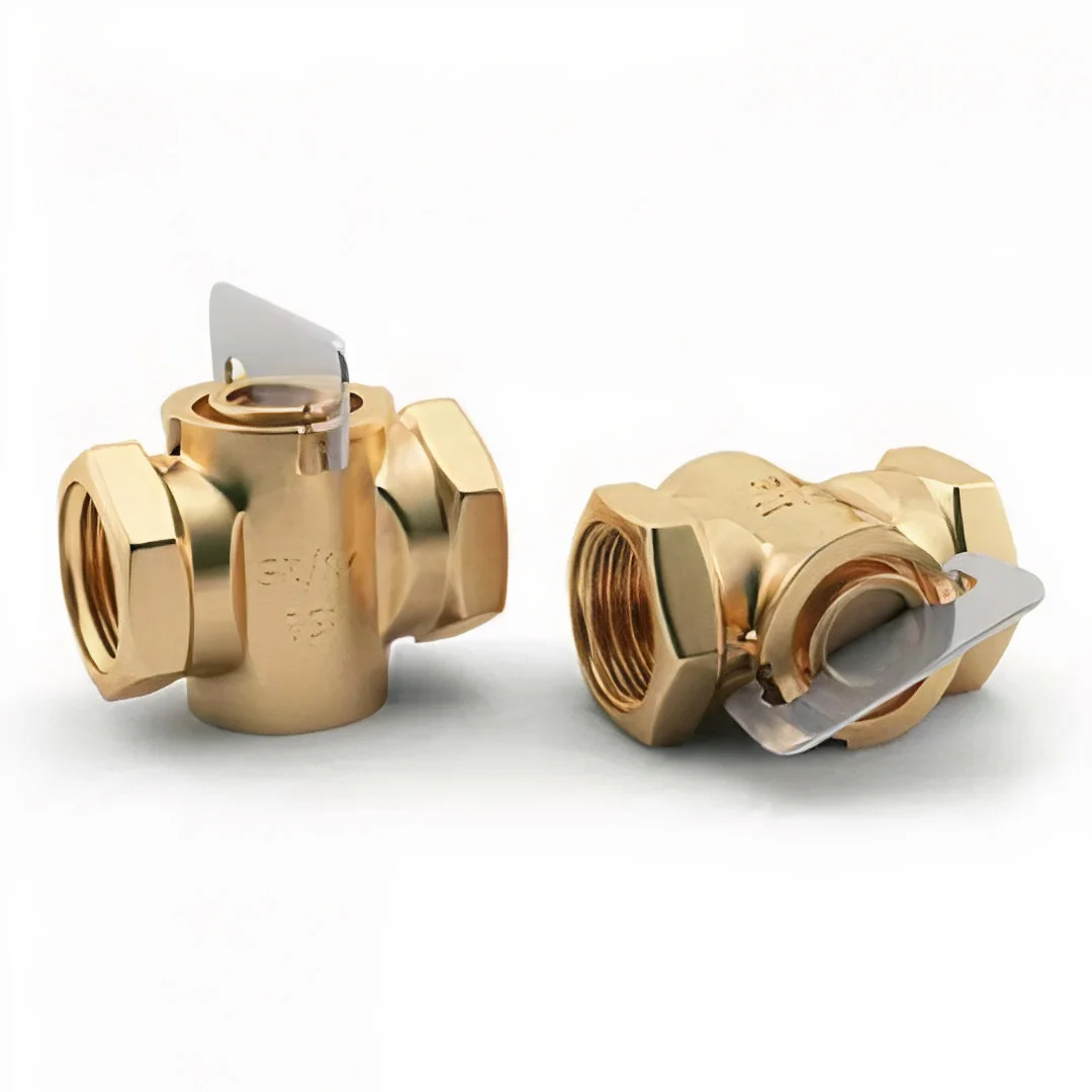 Газовый пробковый кран 25 мм 0.1 МПа