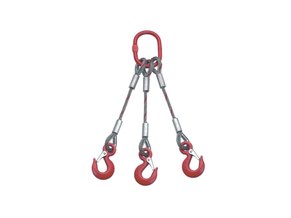 Канатные трехветвевые стропы 1 т 1200 мм 10000 мм 3СК ГОСТ 25573-82