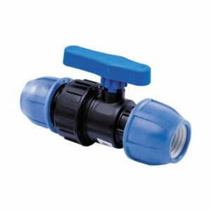 Кран шаровый ПНД 20х20 мм компрессионный