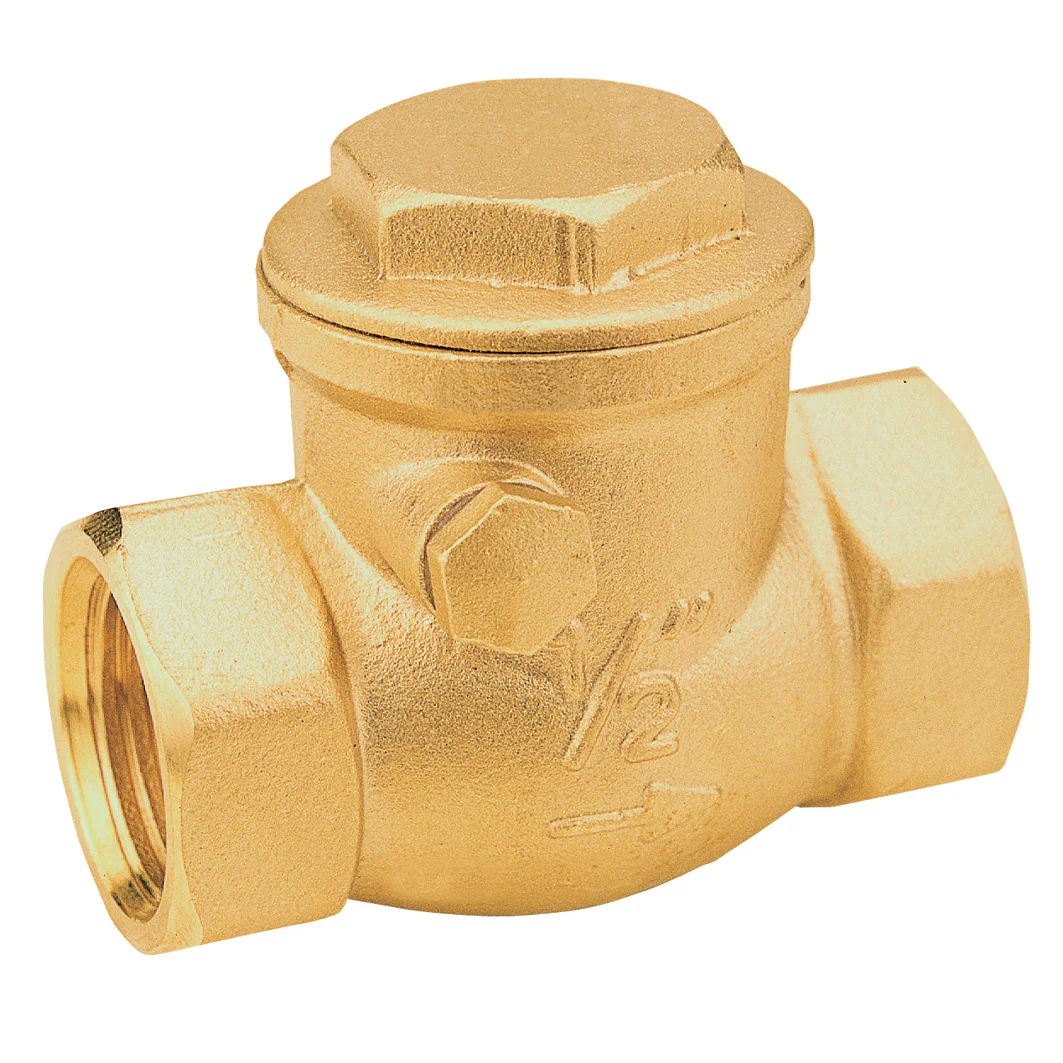 Латунный клапан 15 мм 2.5 МПа муфтовый 19б1нж ЛЦ40Сд