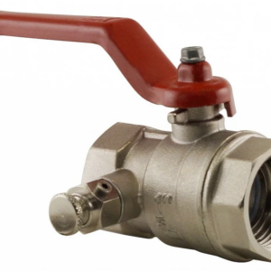 Латунный шаровой кран со спускным устройством 25 мм 4 МПа ЛС59-2