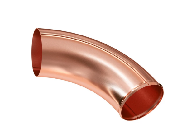 Медный отвод прессованный 90 градусов 40.5 мм 1.1 мм CuSn5Zn5Pb5-C ГОСТ Р 52948-2008