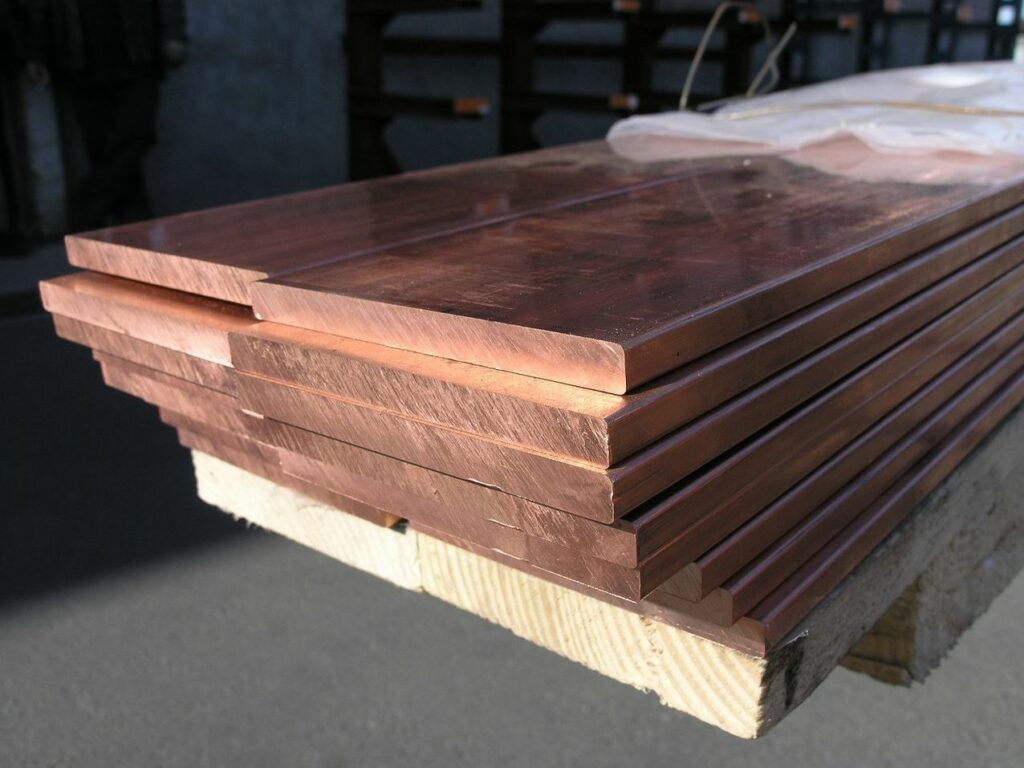 Медная полоса 5 мм М1 ГОСТ 1173-2006