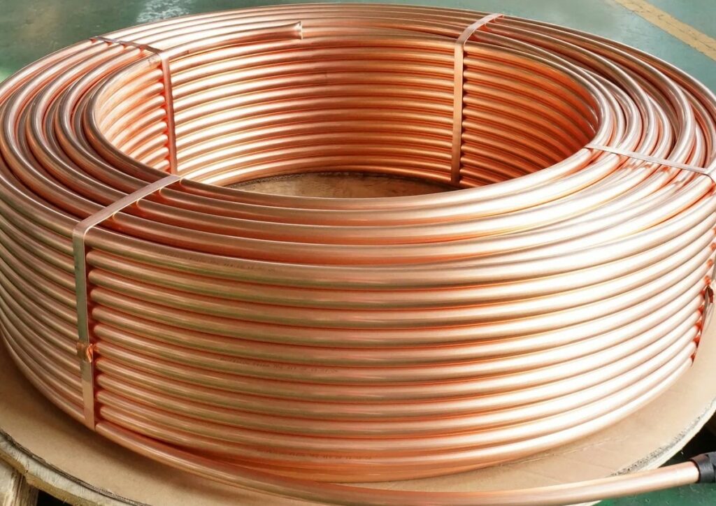 Медная труба для кондиционеров 12.7 0.5 мм Cu-DHP EN 12735-1