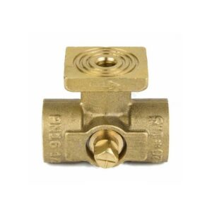 Муфтовый кран для манометра шаровой 15 мм 1.6 МПа