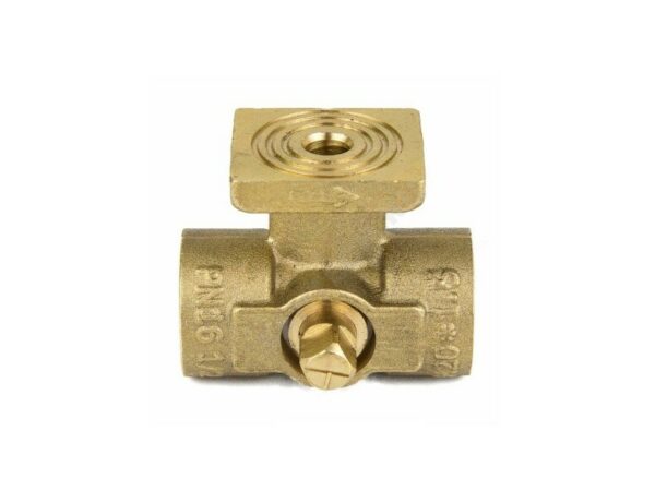 Муфтовый кран для манометра пробковый 15 мм 1.6 МПа