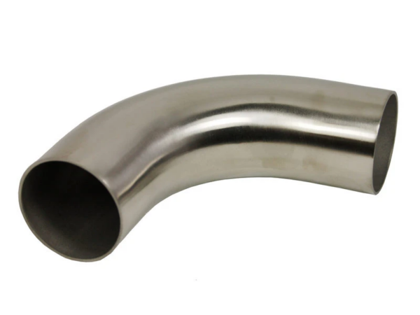 Нержавеющий гнутый отвод 90 градусов 10 мм 1.5 мм AISI 316Ti DIN 11850