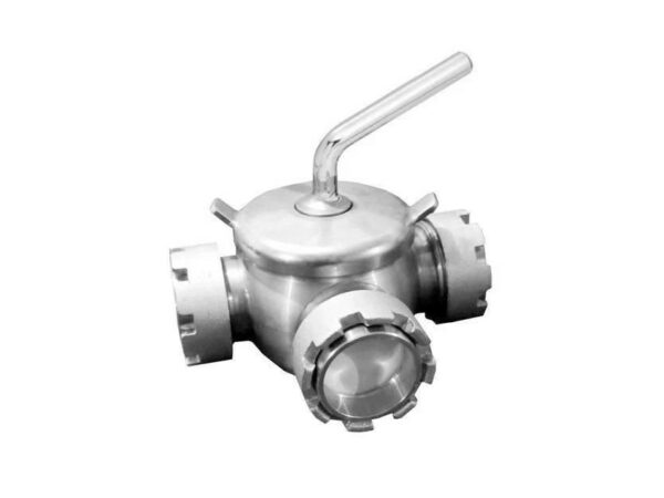 Нержавеющий конусный кран 40 мм 0.6 МПа AISI 304