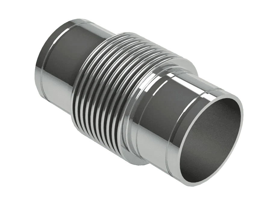 Осевой компенсатор фланцевый 150 мм 2.2 МПа 08Х18Н10Т ГОСТ Р 50671-94