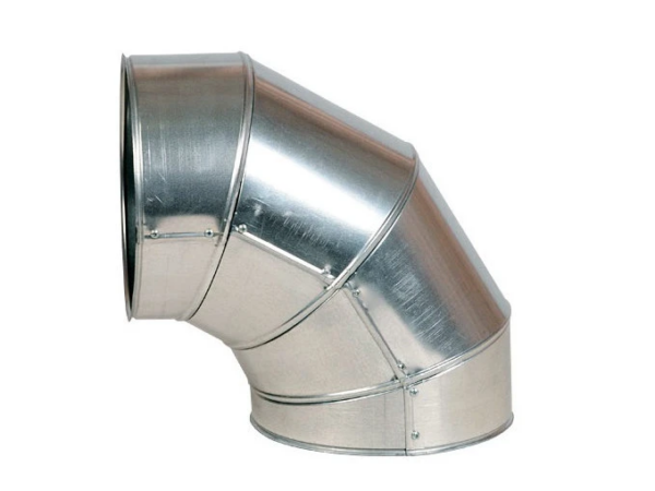 Отвод алюминиевого кожуха 140 мм
