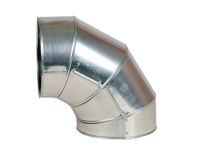 Отвод алюминиевого кожуха 455 мм