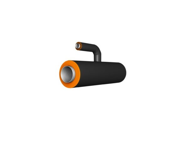 Параллельный тройник в ППУ изоляции 720 мм 720 мм 2000 мм оцинкованный ГОСТ 30732-2020