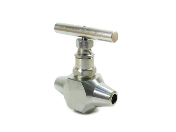 Приварной клапан проходной запорный бессальниковый с герметизацией 15 мм 195 мм 124 мм 521-35.1827