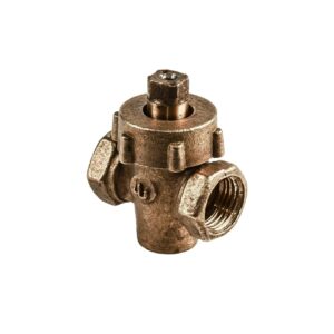 Сальниковый муфтовый кран 15 мм 1 мм ЛЦ40Сд ГОСТ 6527-68