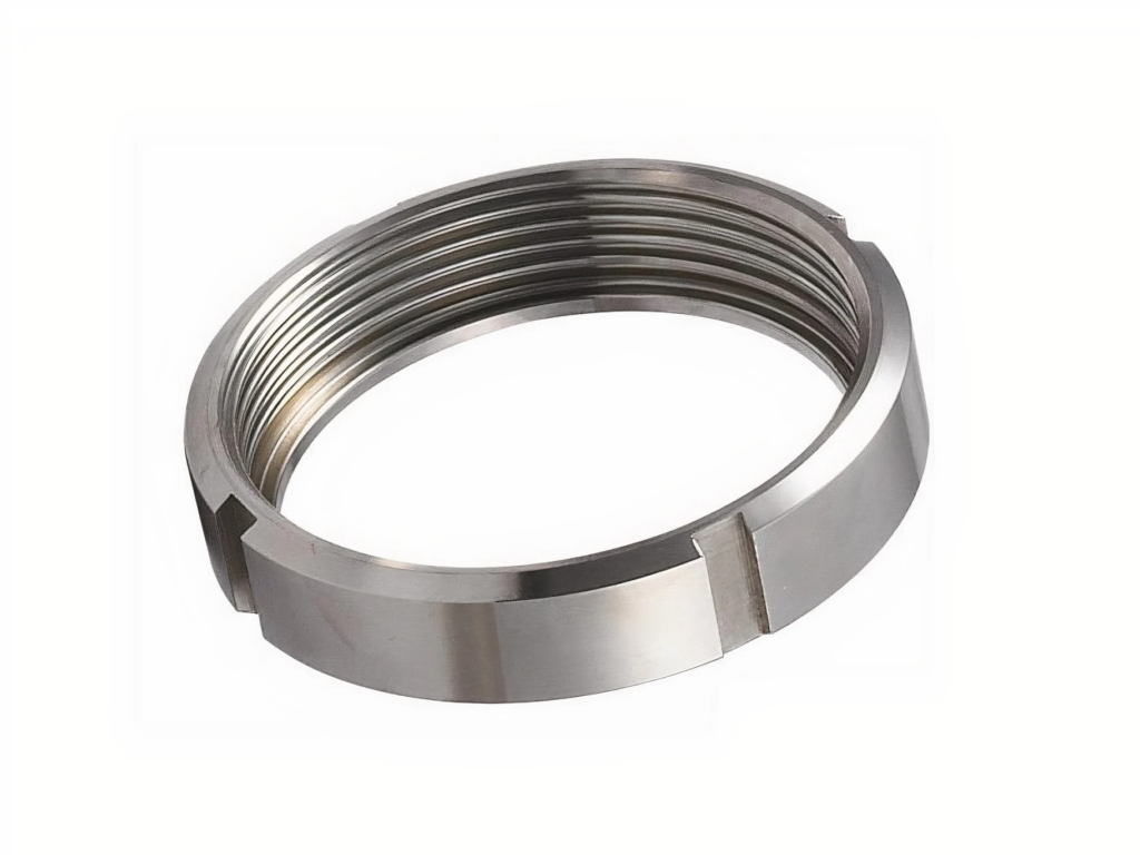 Шлицевая накидная гайка 100 мм AISI 304 DIN 11851