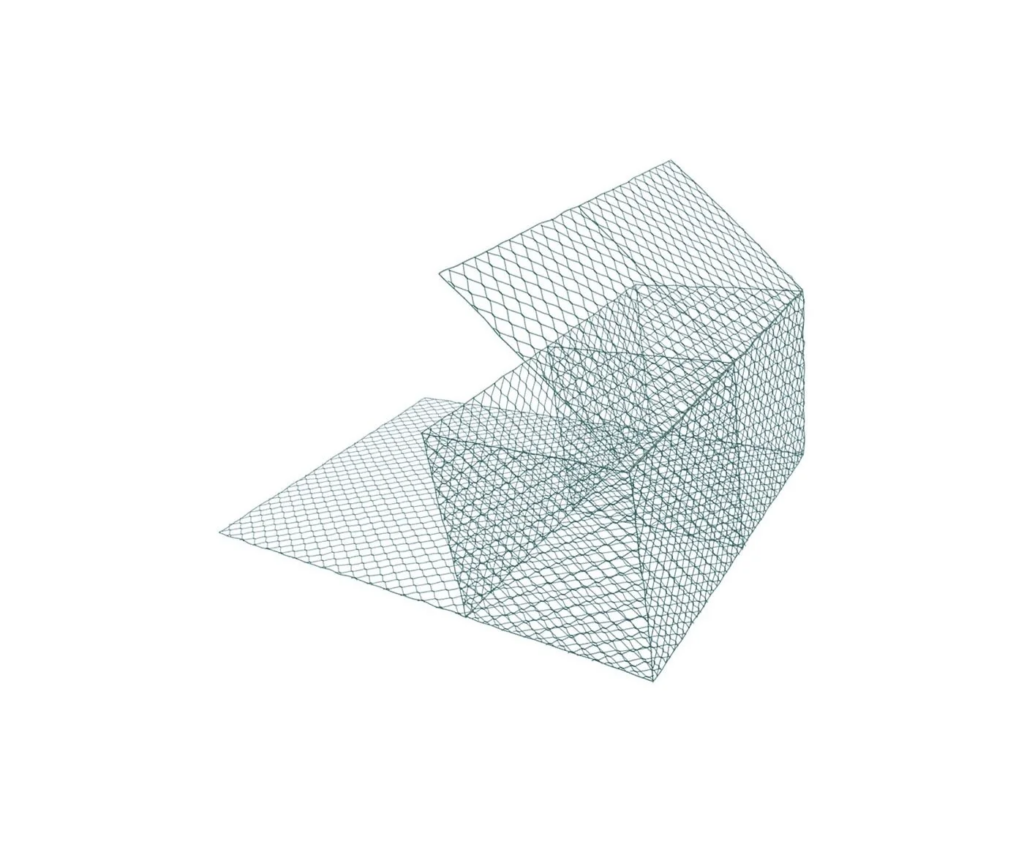 Система Террамеш 6 м 2 м 0.5 м 3.7 мм 8x10 см Gaflan ТУ 1275-026-42873191-2017