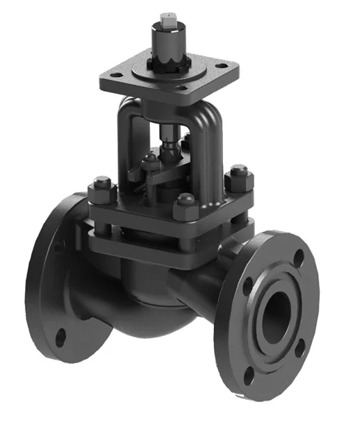 Стальной клапан 125 мм 1.6 МПа фланцевый 15с65нж Ст20