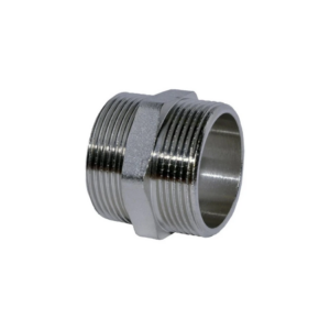 Стальной ниппель двойной резьбовой 40 мм 7,14 мм 100 мм A106 Gr.B ASTM A733