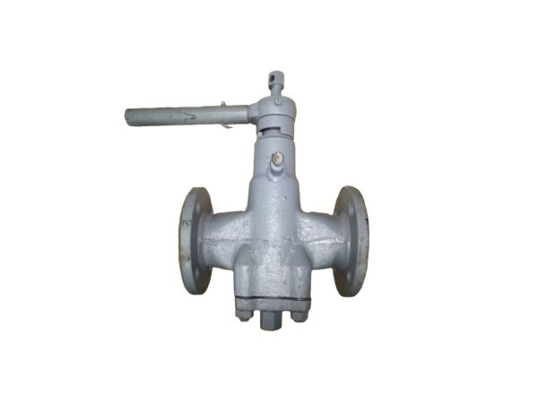 Стальной пробковый кран фланцевый под приварку 500 мм 8 мПа ГОСТ 9702-87