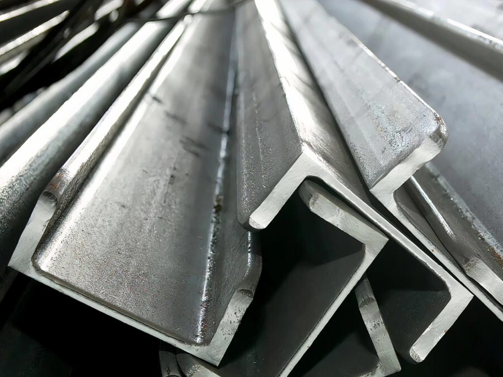 Стальной швеллер горячекатаный 100 мм 50 мм 5 мм S355J2 BS 4-1