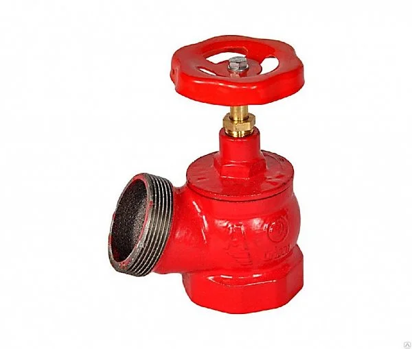 Угловой пожарный вентиль 65 мм 1.6 МПа КПЛМ 65-2