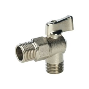 Угловой шаровой кран 1/2х1/2 дюйм 1/2 мм 1 МПа CW617N