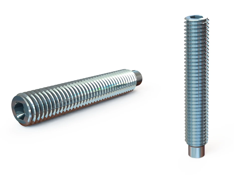 Установочные винты с цилиндрическим концом и шестигранным углублением 1.6 мм 2 мм ГОСТ 11075-93