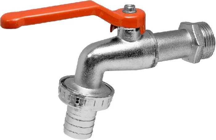 Водоразборный шаровой кран 15 мм 0,6 мПа