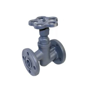 Запорный клапан фланцевый 50 мм 2,5 МПа 15кч80п КЧ30-6